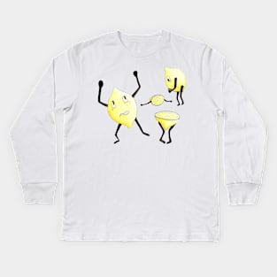 Riot of the lemons Kids Long Sleeve T-Shirt